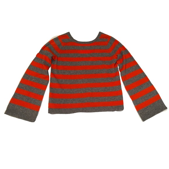 Equipment Femme Baxley Striped 100% Cashmere Sweater Orig $318 Sz Sm Like New - Picture 4 of 9